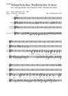 Schneeflöckchen, Weißröckchen - Urtext (Chor)